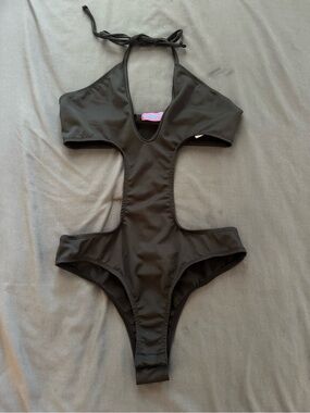 Edikted Black Cutout Bodysuit